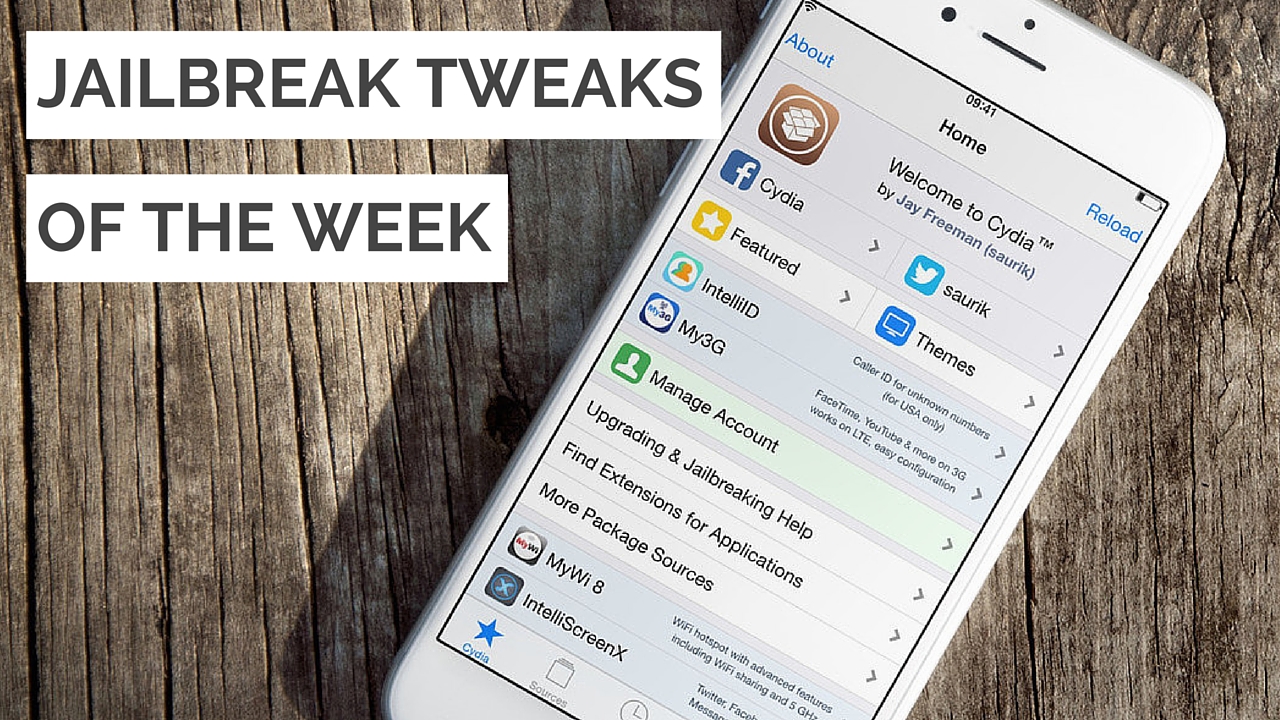 jailbreak tweaks of the week cydia wood
