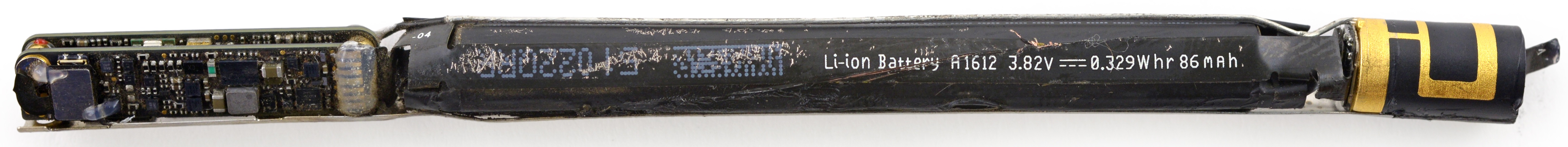 Apple Pencil battery iFixit teardown 001