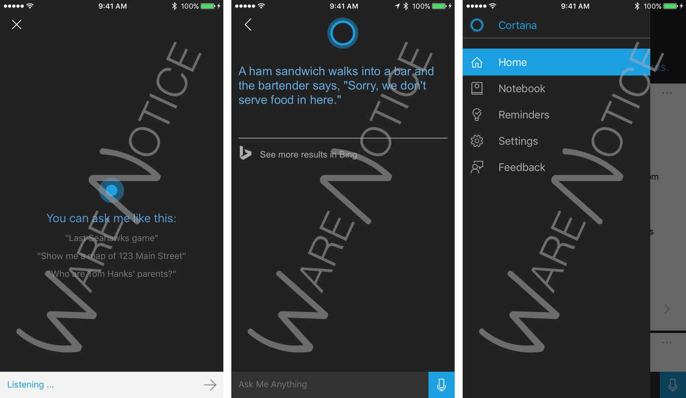 Cortana for iOS iPhone screenshot 007