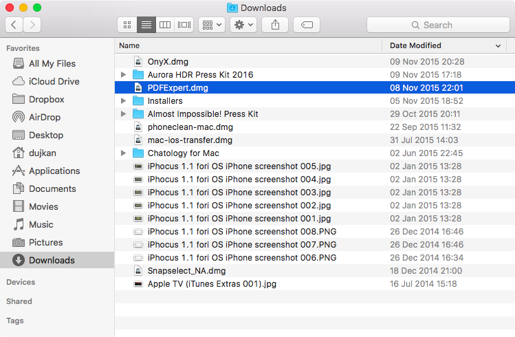 How to copy file path OS X El Capitan Mac screenshot 001