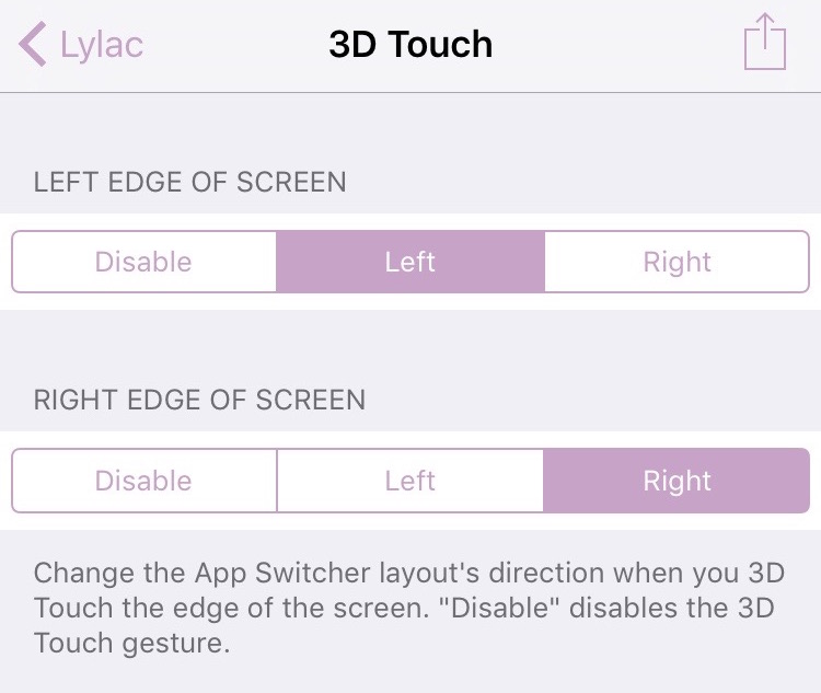Lylac 3D Touch