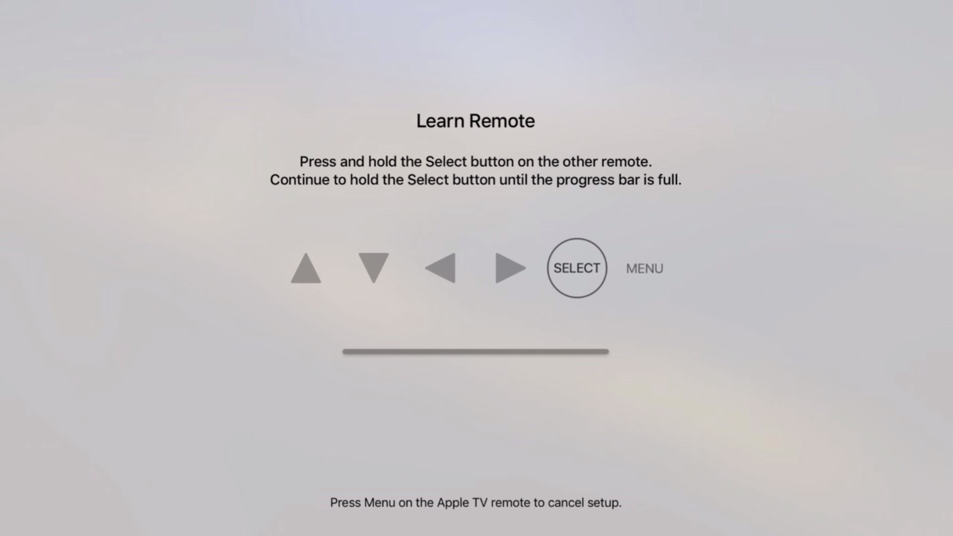 Learn Remote Apple TV