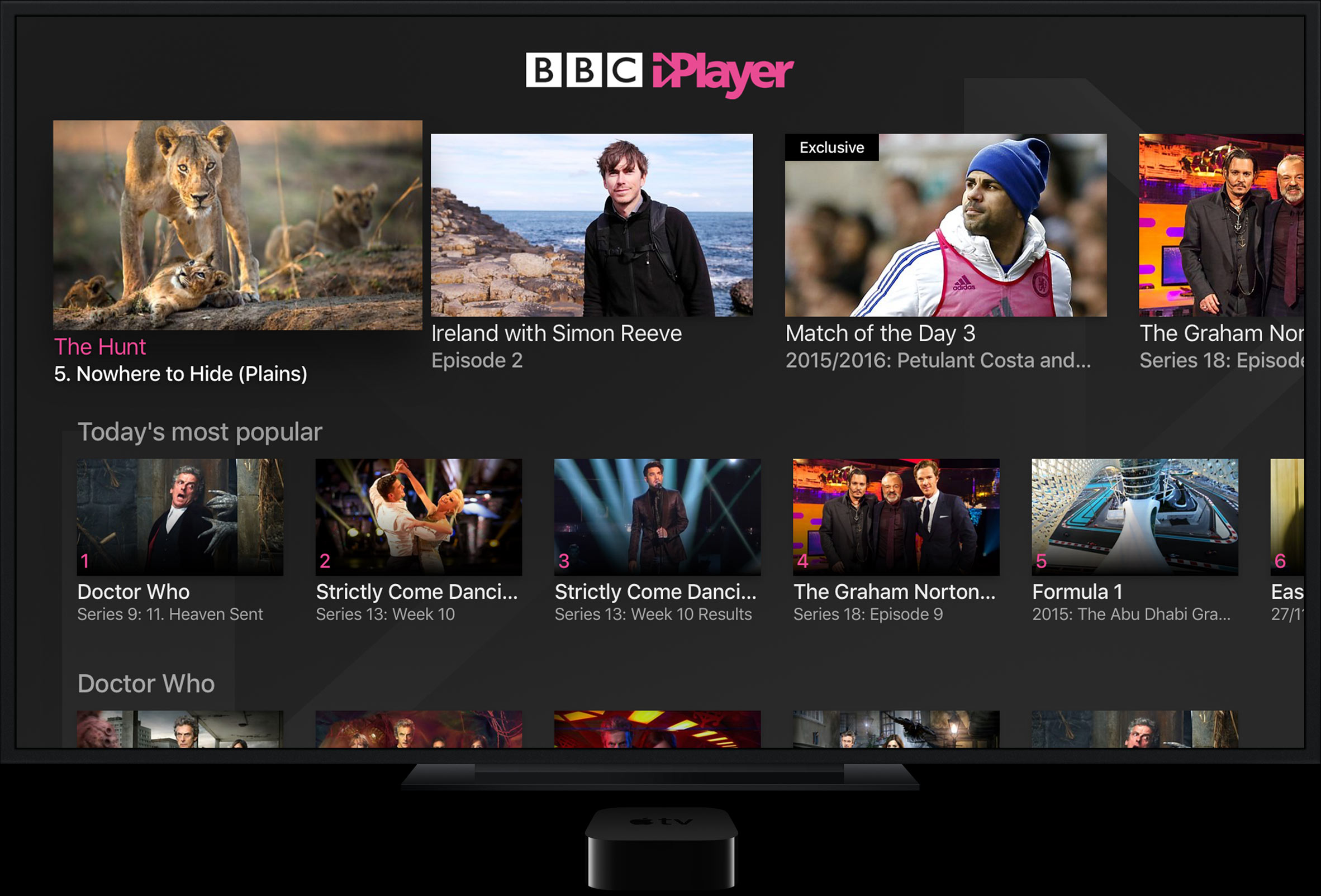 BBC iPlayer for Apple TV teaser 001