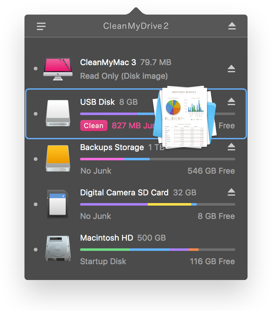 CleanMyDrive 2 for OS X Mac screenshot 005