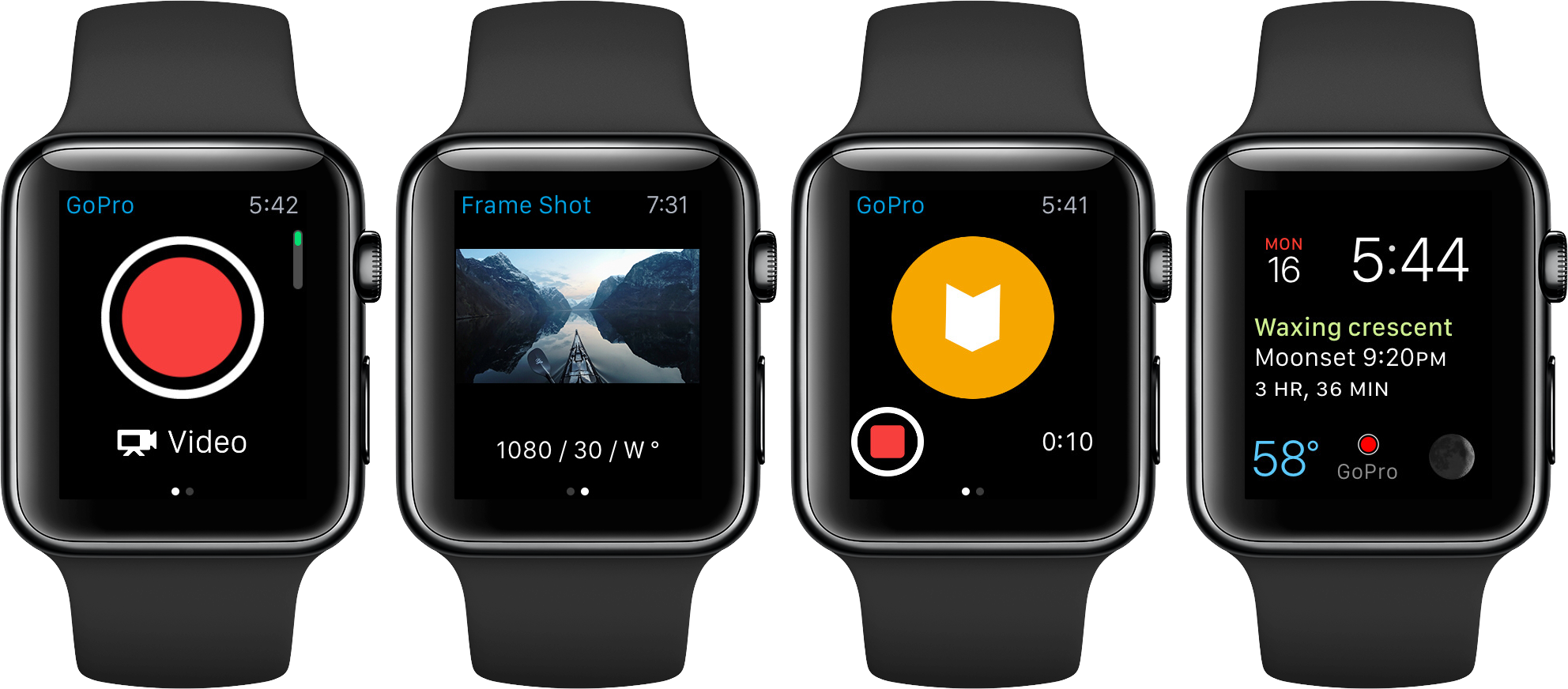 GoPro 2.11 for iOS Apple Watch screenshot 001