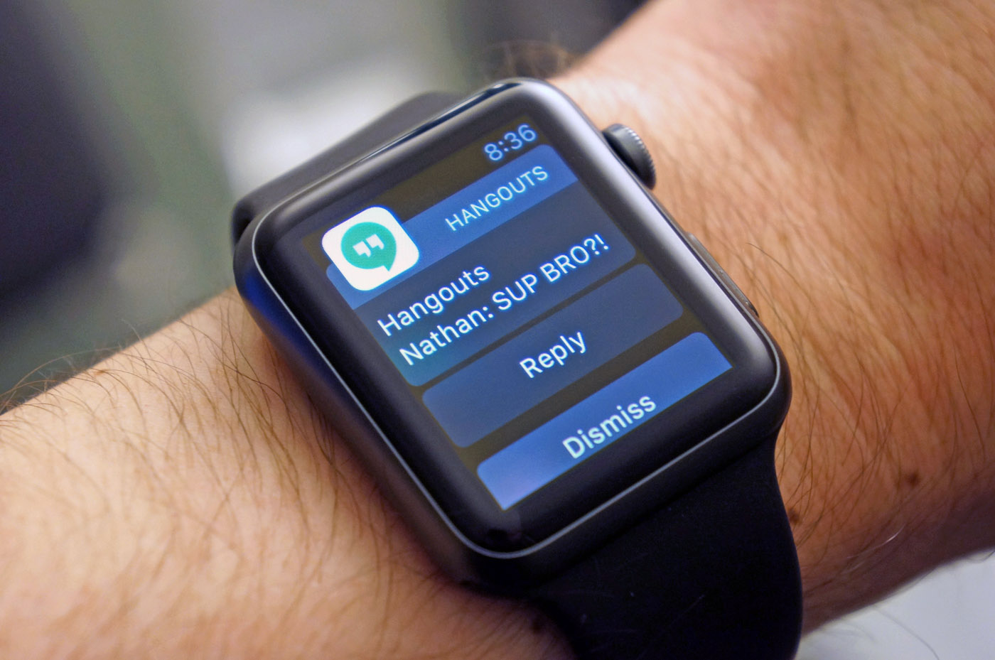 Hangouts for Apple Watch Engadget image 001