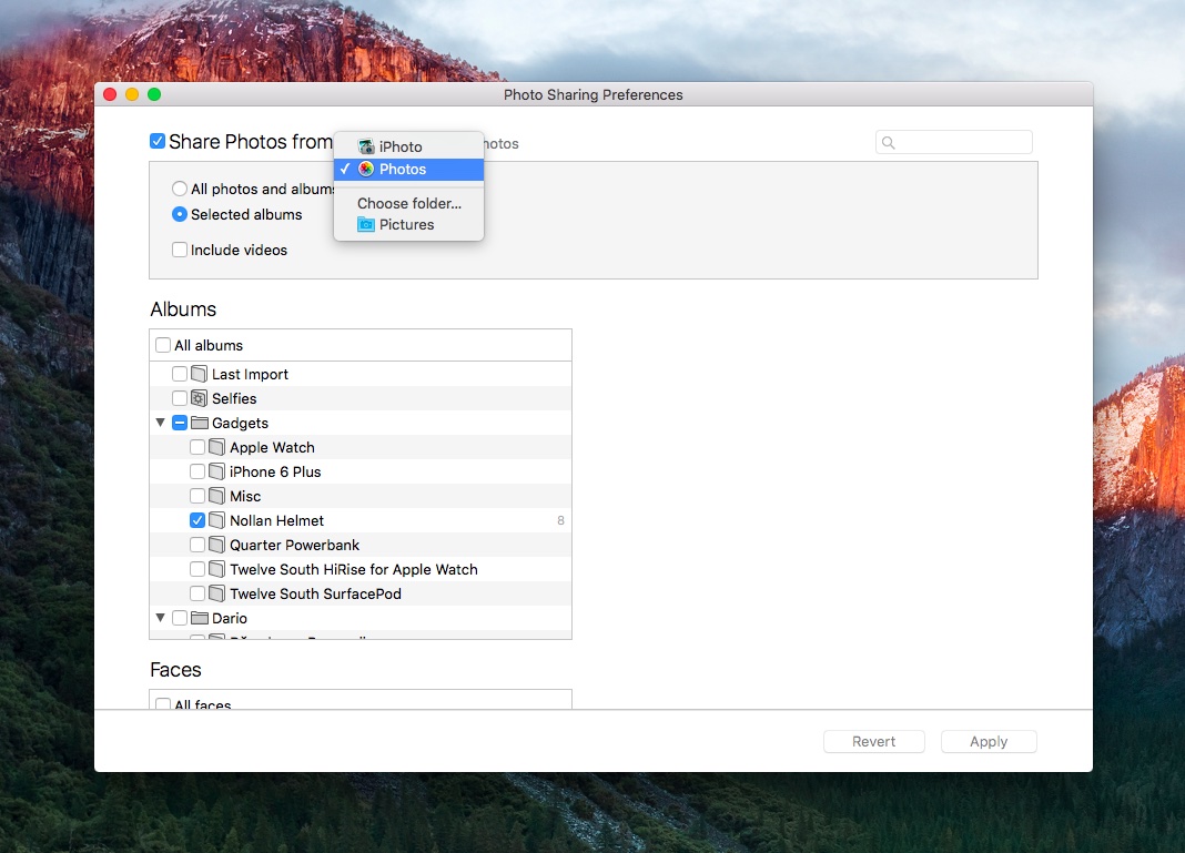 Home Sharing sign in on iTunes for Mac