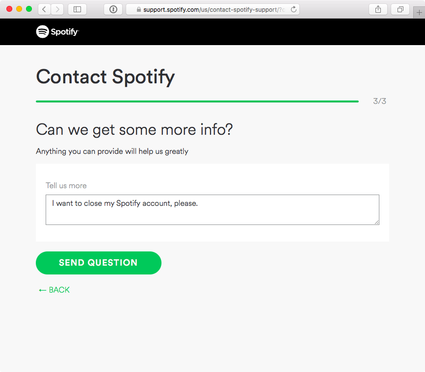 How to close Spotify account web screenshot 004
