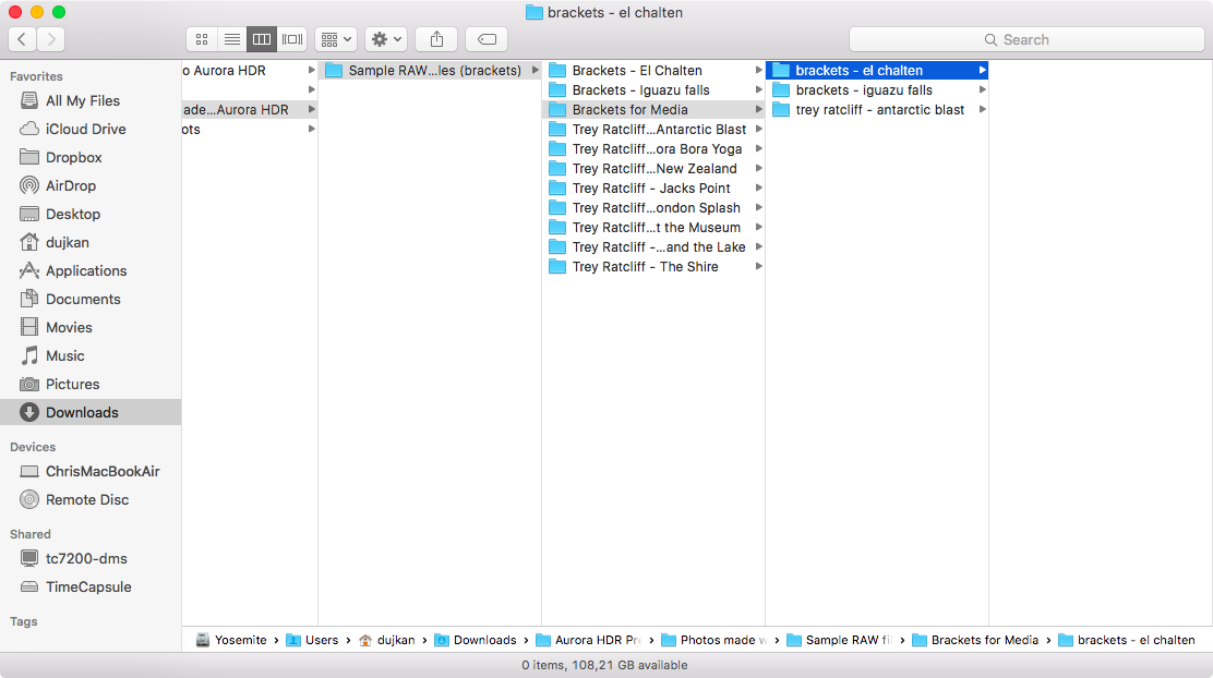 OS X El Capitan Finder Path Bar Mac screenshot 008