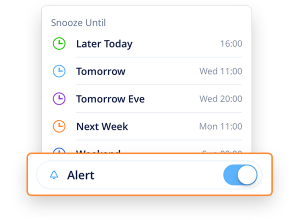 Spark 1.4 for iOS Snooze options 001