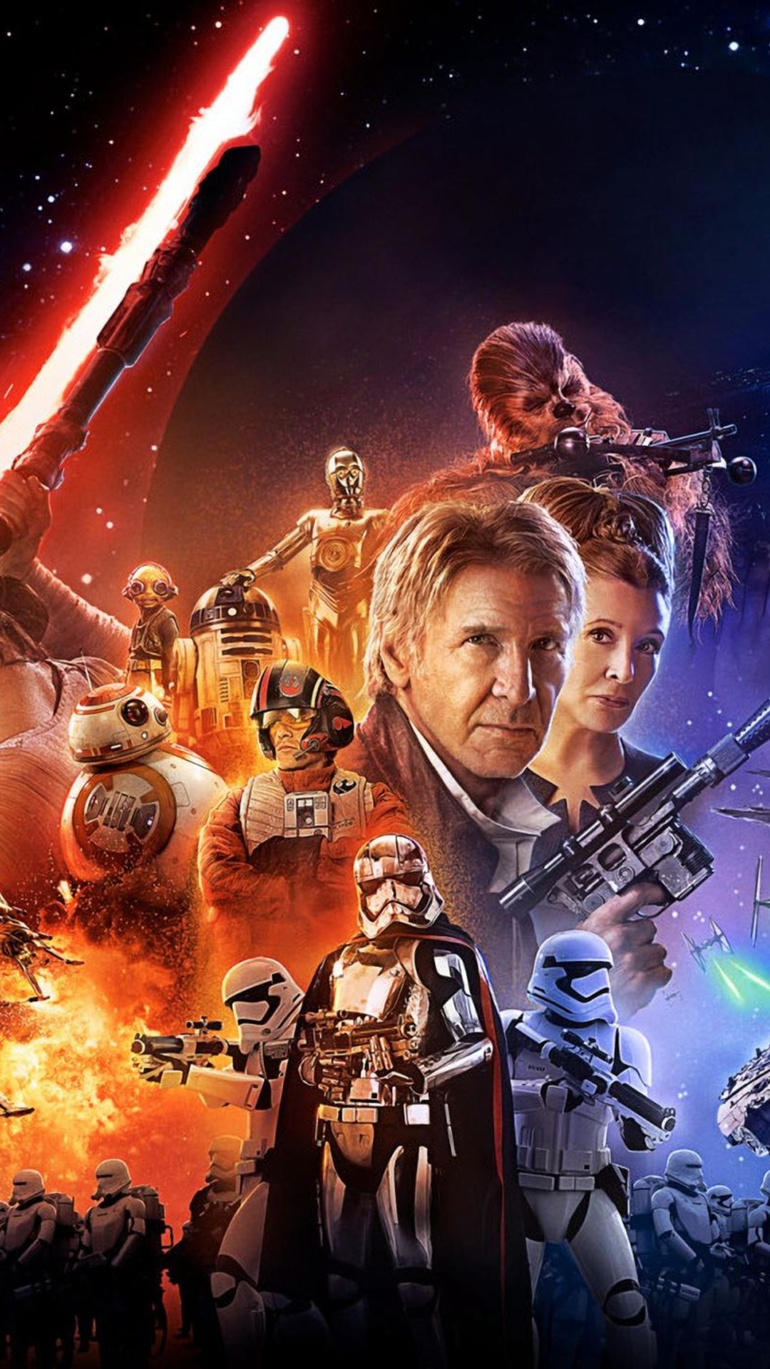 Star Wars The Force Awakens Wallpaper iDownloadBlog Movie Poster Mod