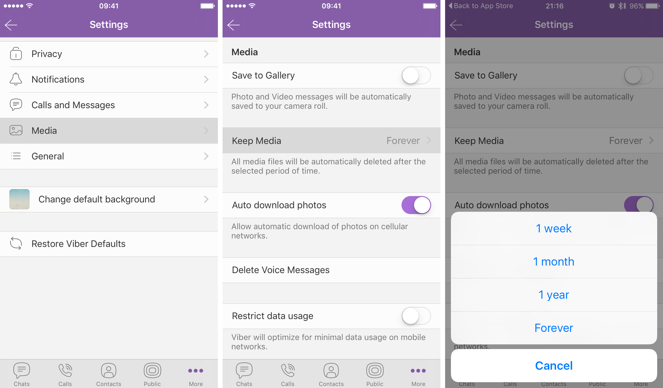 Viber 5.7 for iOS iPhone screenshot 001