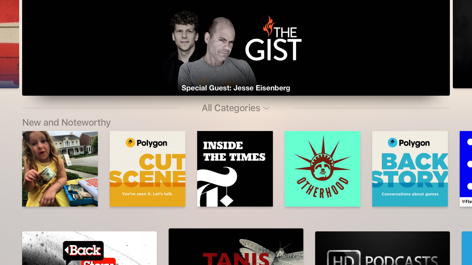 Apple TV Podcasts app tvOS screenshot 004