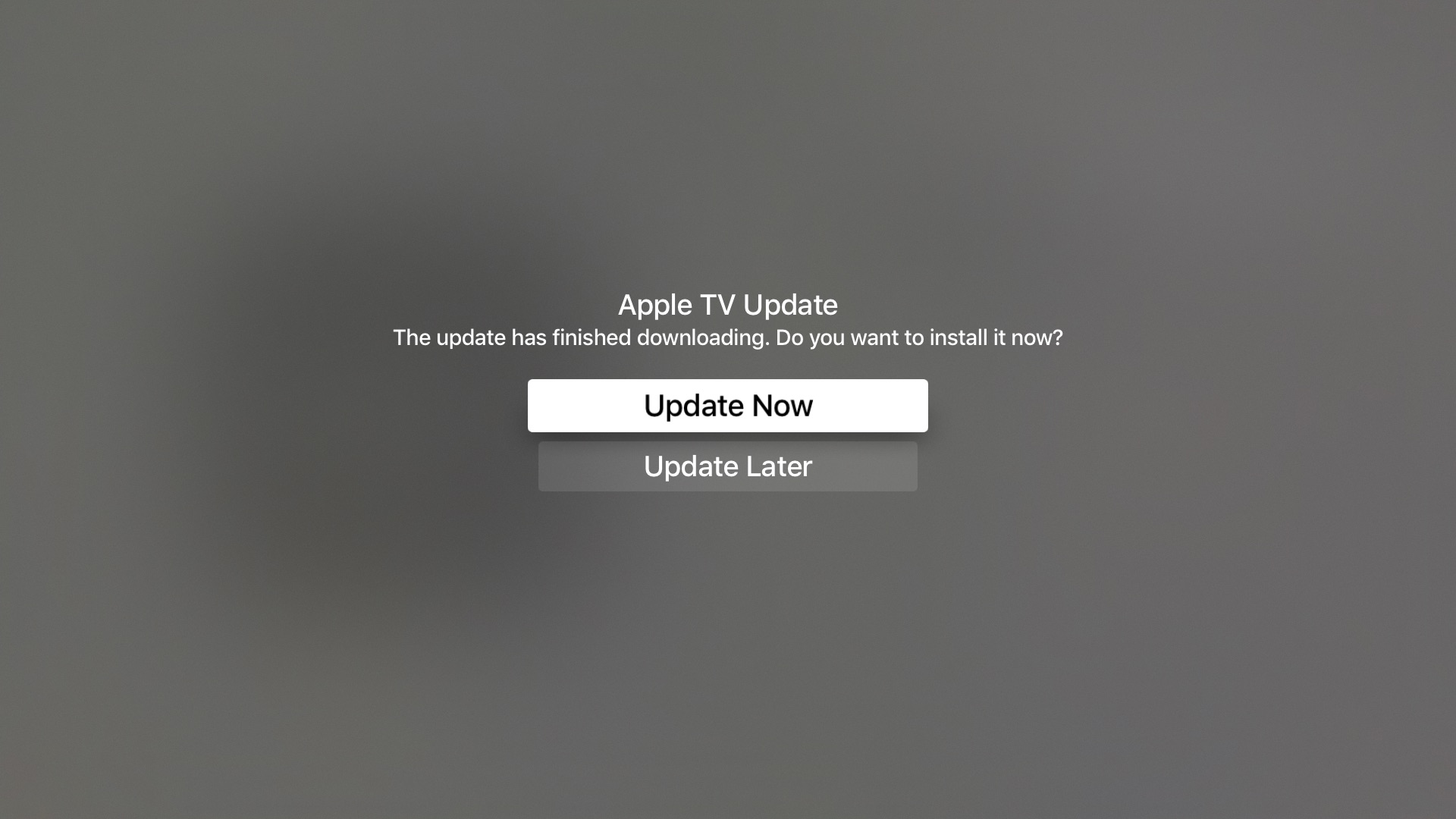 Apple TV Update Now Beta