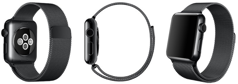 Apple Watch Space Black Milanese Loop image 001