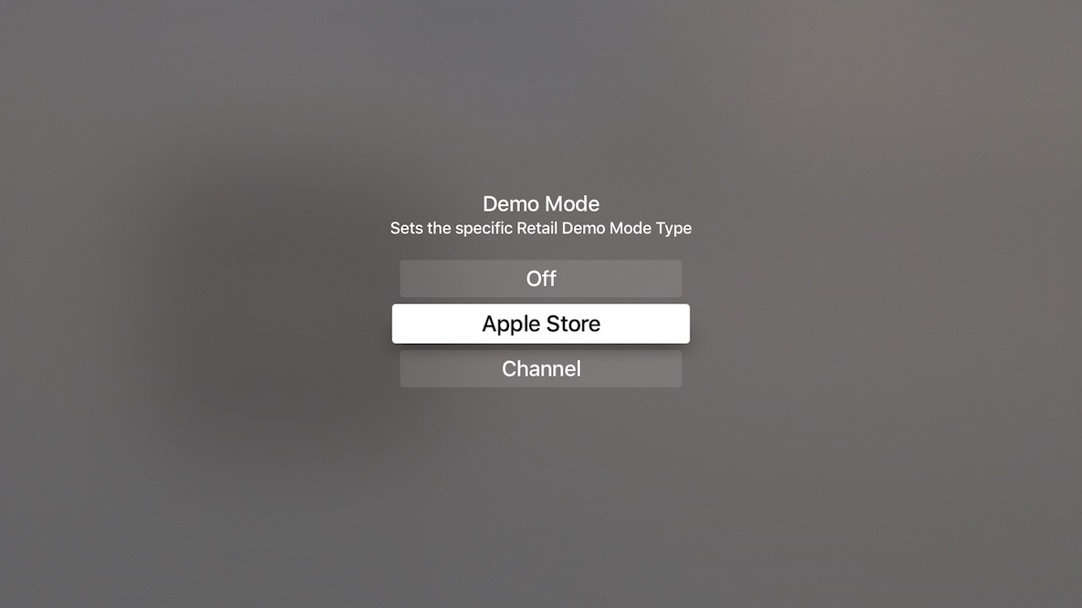 Retail Demo Mode Apple TV 7