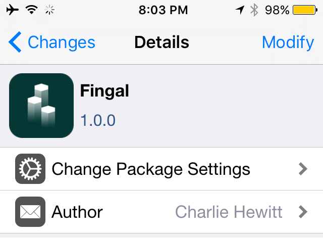 fingal free in cydia