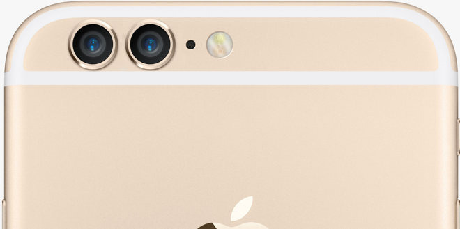 iPhone 7 Plus dual lenses mockup