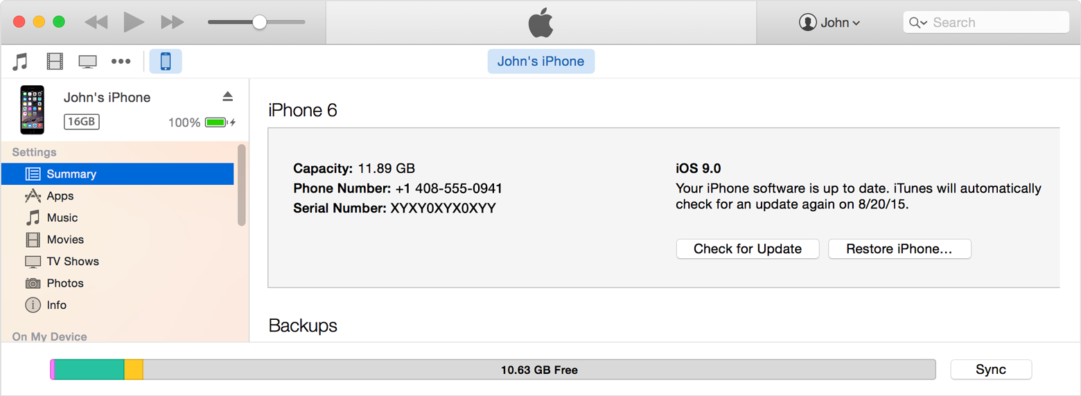 iTunes Check for Update Mac screenshot 001