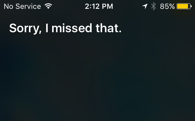 siri didnt quite get that example
