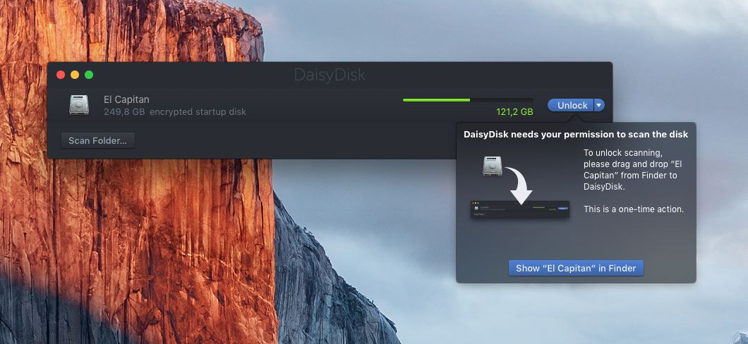 DaisyDisk 4.0 for OS X Mac screenshot 001