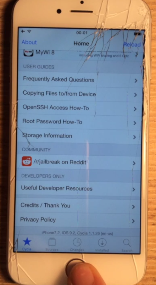 jailbreak for iOS 9.2.1 and iOS 9.3 beta shown off