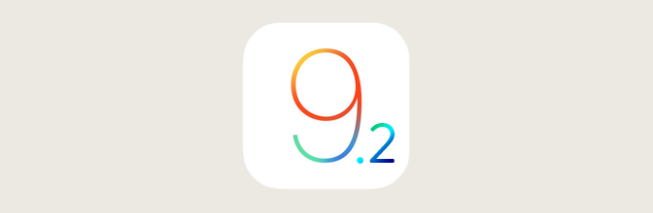 iOS 9.2 banner