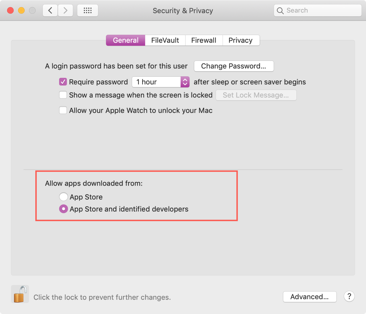 Security and Privacy App Store Choices