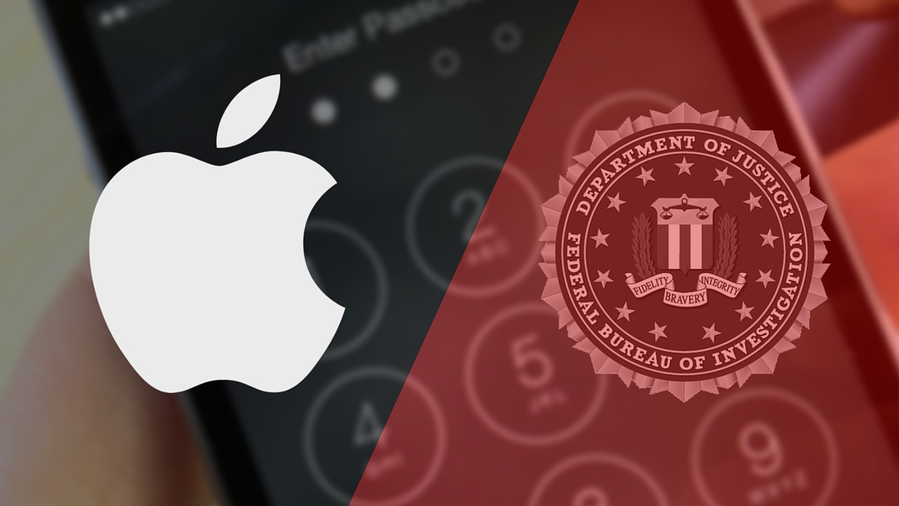 FBI and Apple logos