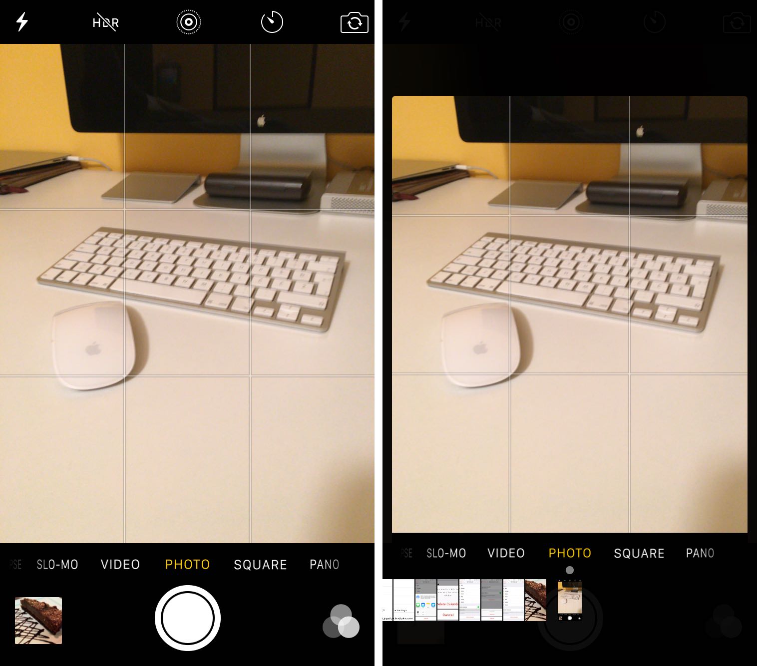 3D Touch Camera image preview