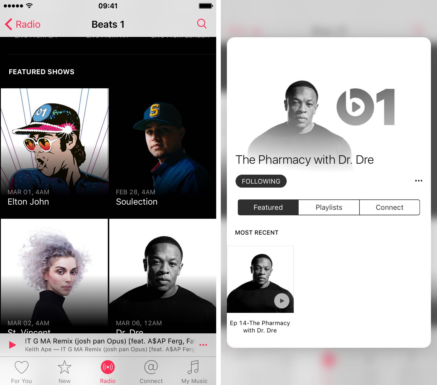 iOS 9 Music 3D Touch gestures iPhone 6s screenshot 005