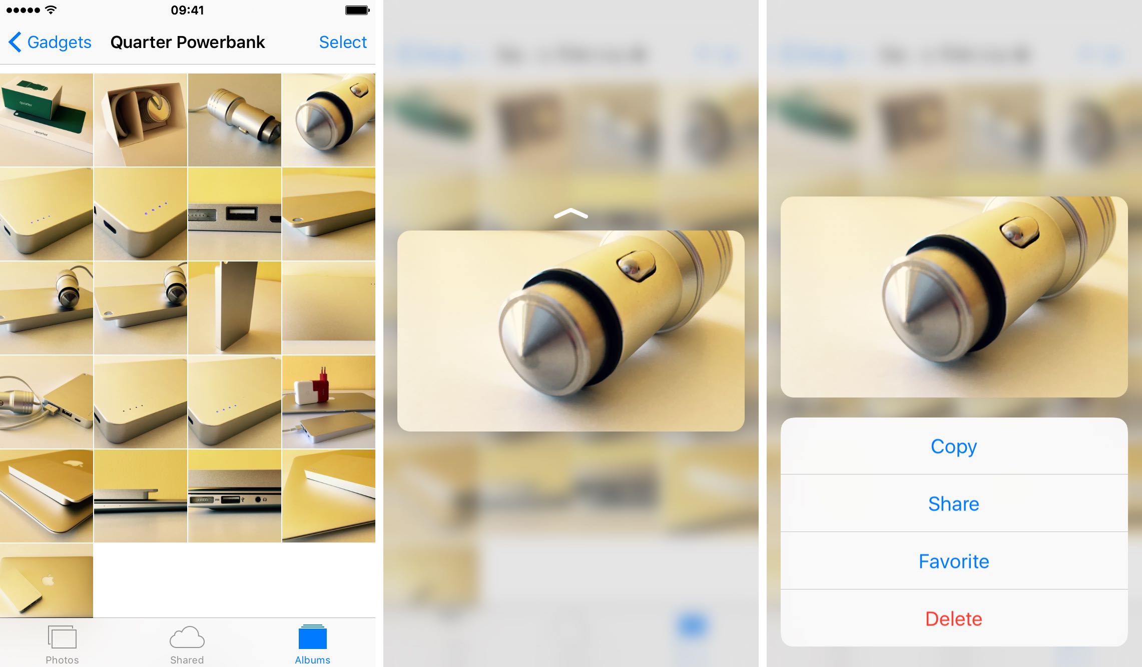Preview a photo with 3D Touch