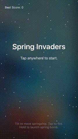 springinvaders animated GIF