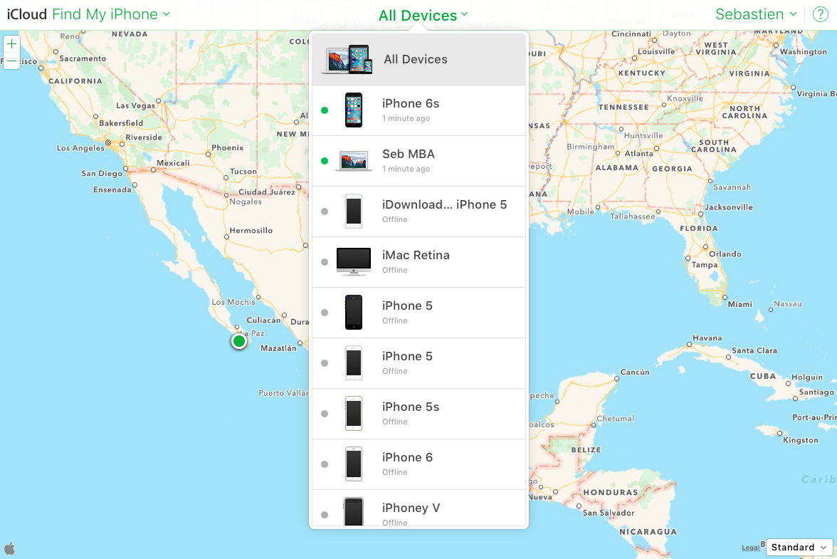 All Devices Find My iPhone