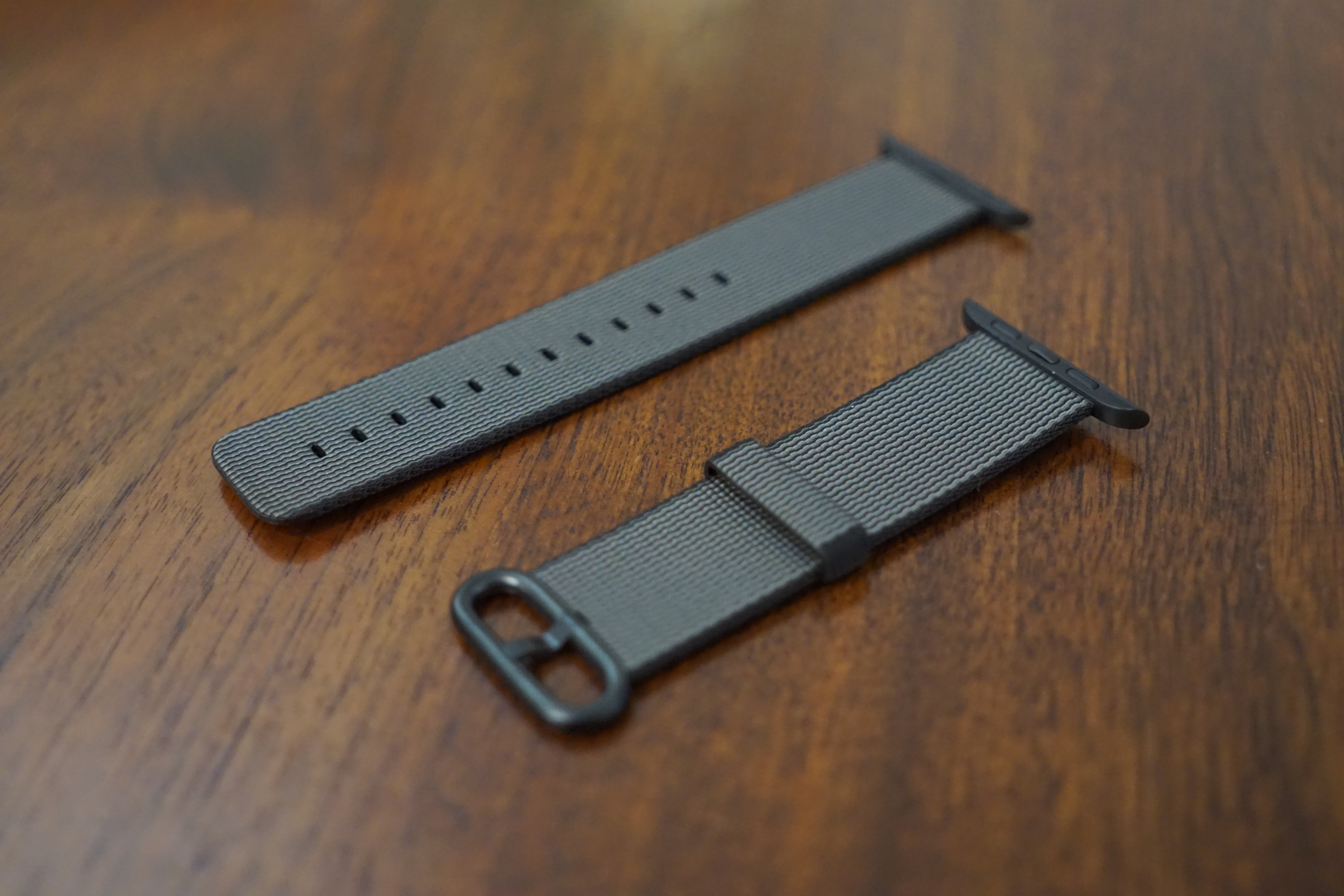 Black Nylon Strap for Apple Watch parts