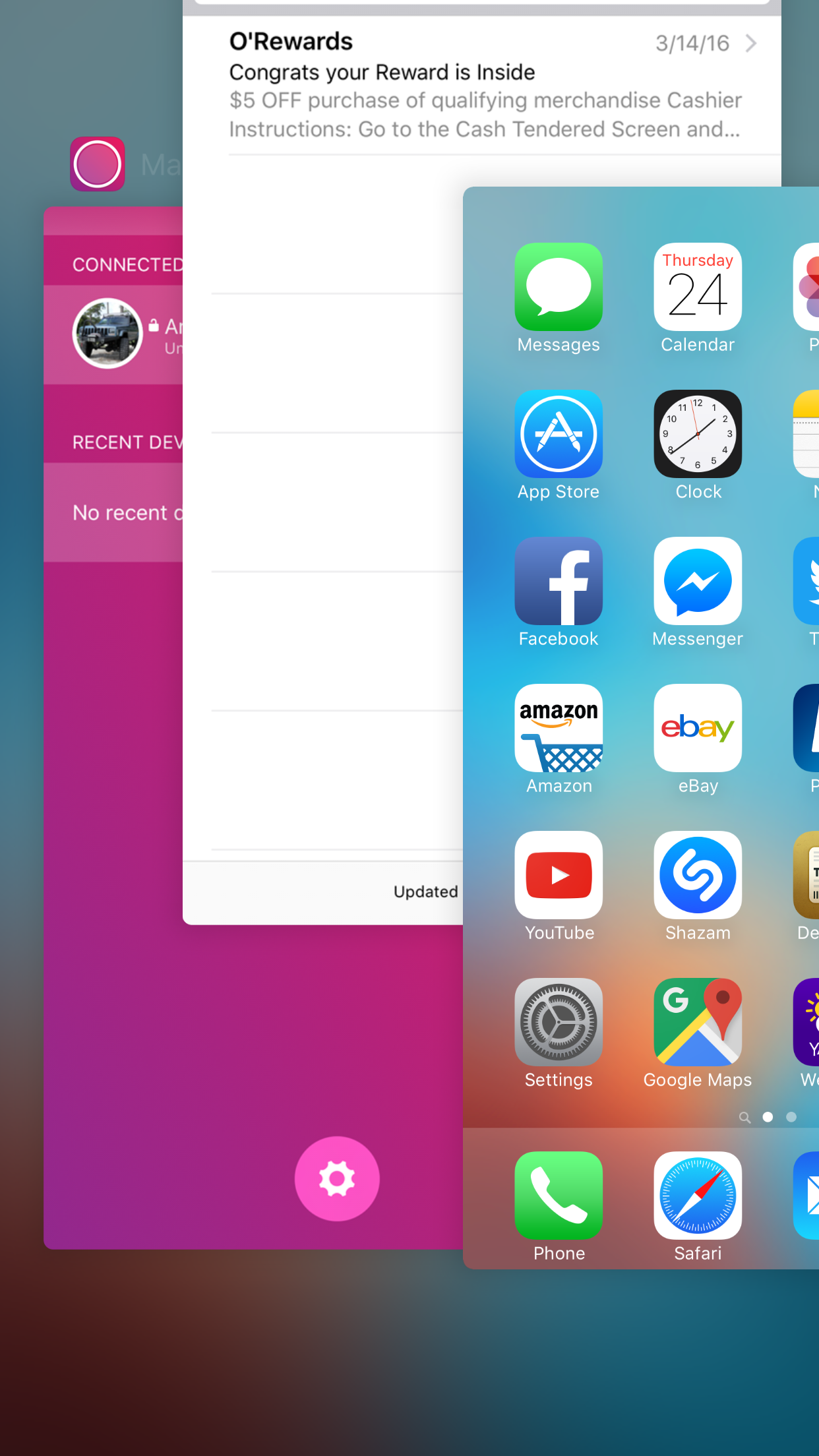 Forcer la fermeture de l'application Mail depuis App Switcher dans iOS