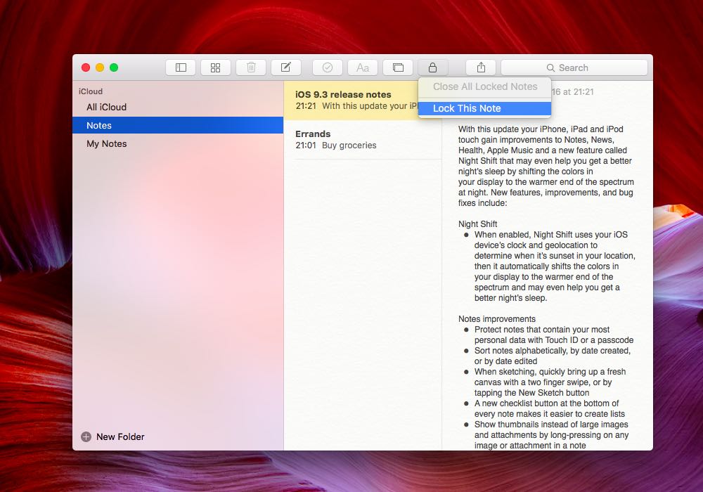 OS X El Capitan password protection Mac screenshot 003