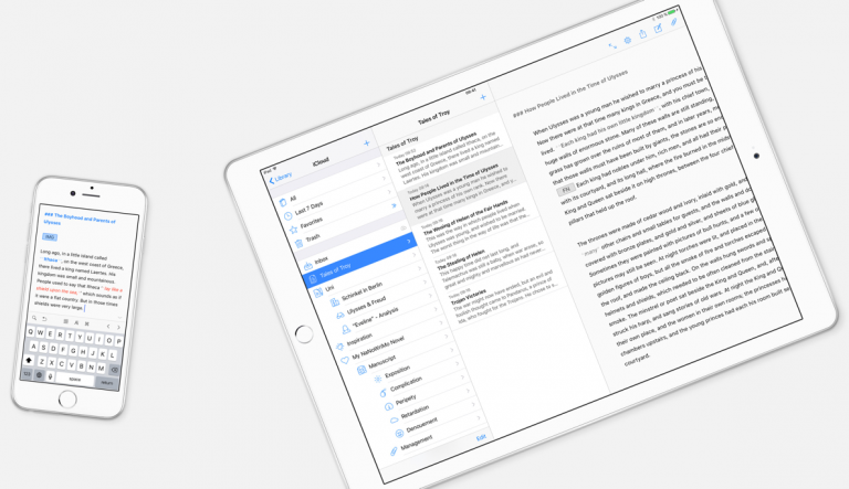 Ulysses brings its elegant writing environment to iPhone