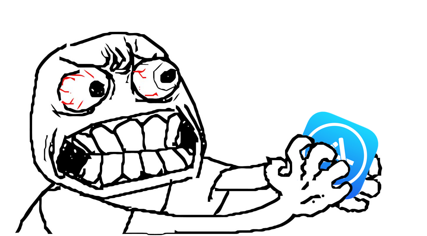 app store rage face troubleshooting