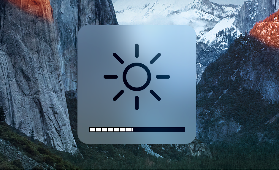 fine tune brightness controls on mac