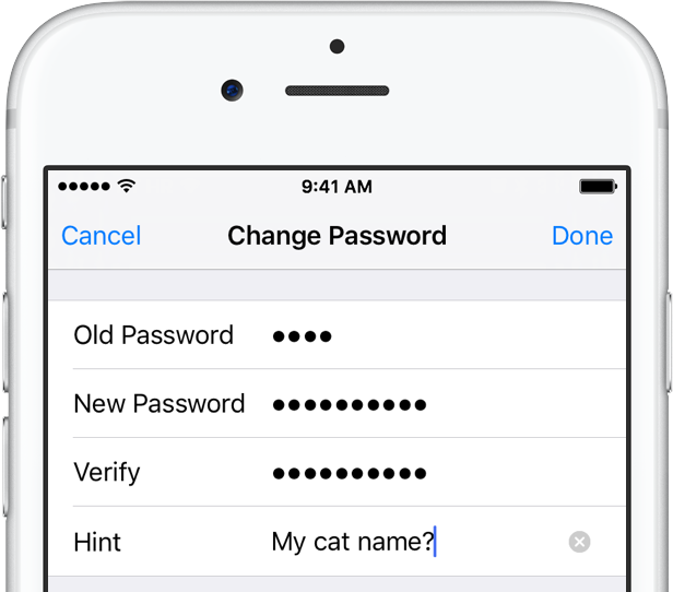 iOS 9 Notes password protection iPhone screenshot 001