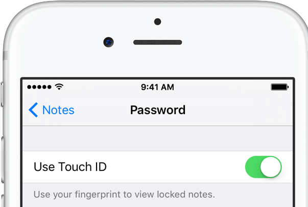 iOS 9 Notes password protection iPhone screenshot 003