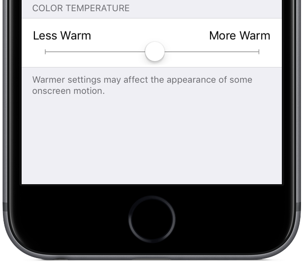 iOS 9.3 Night Shift color temperature iPhone screenshot 004