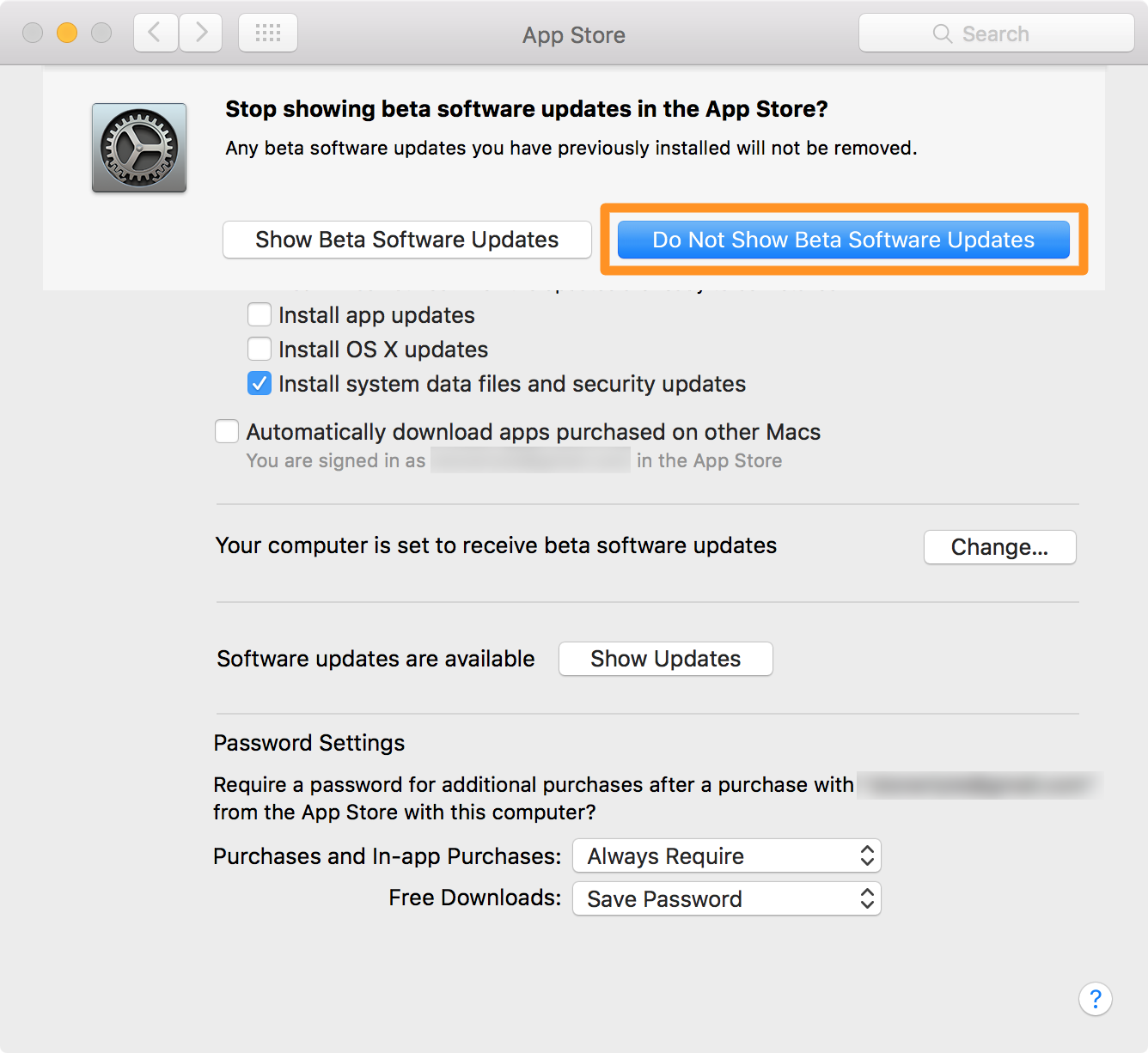 leave beta program apple macbook