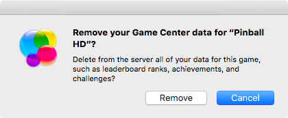 OS X El Capitan Game Center remove app Mac screenshot 002