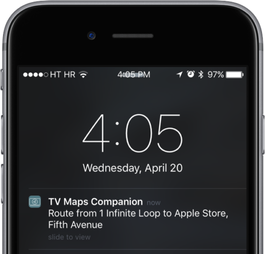 Use Apple Maps and plan trips on the big screen with TV Maps for Apple TV