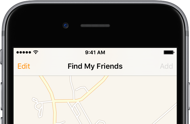 iOS 9 Find My Friends Share My Location iPhone screenshot 002