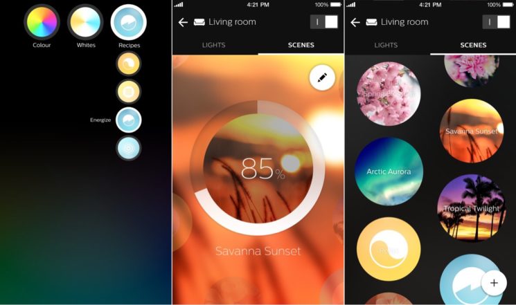 A look at the brand new Philips Hue app