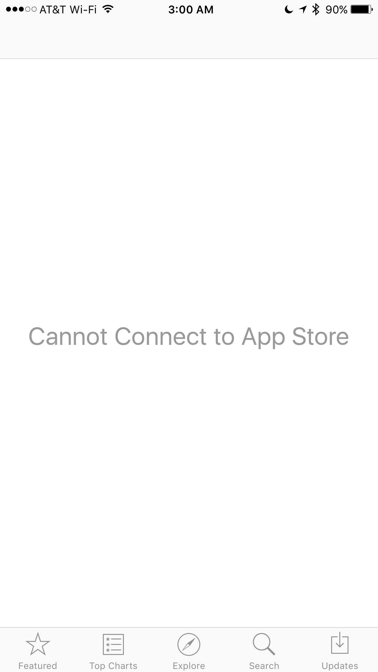 app store not loading - Cannot Connect to App Store iOS Error