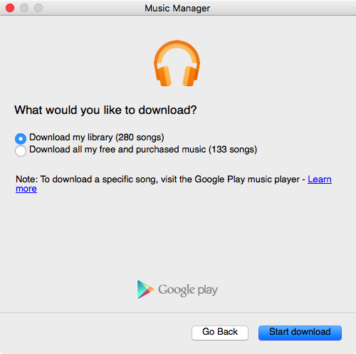 Google Play Music Manager for Mac screenshot 007